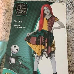 NEW!! Nightmare Before Christmas Classic Sally Costume Size youth medium (8/10)